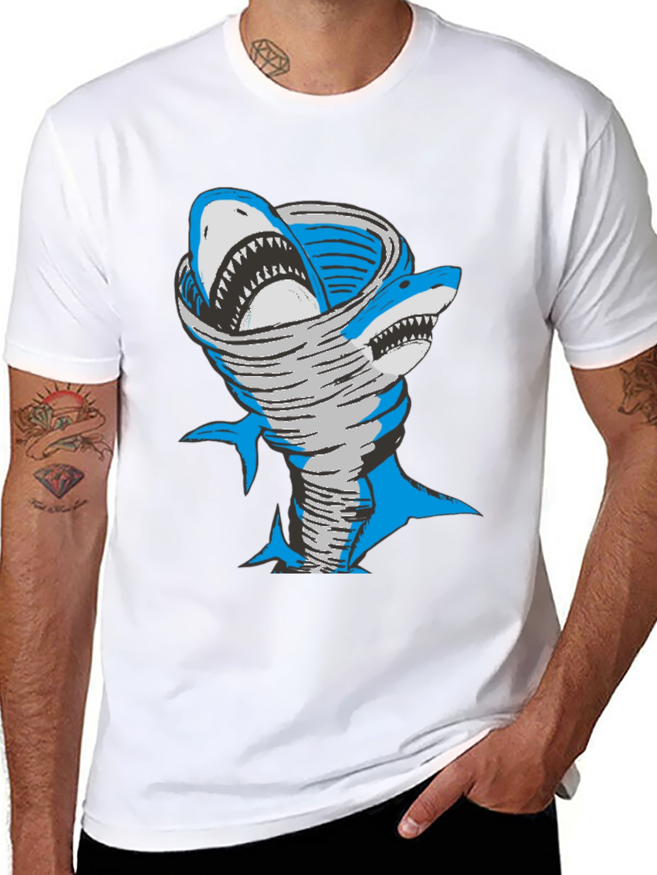 Sharknado Graphic Tee - Unique T-Shirt Design