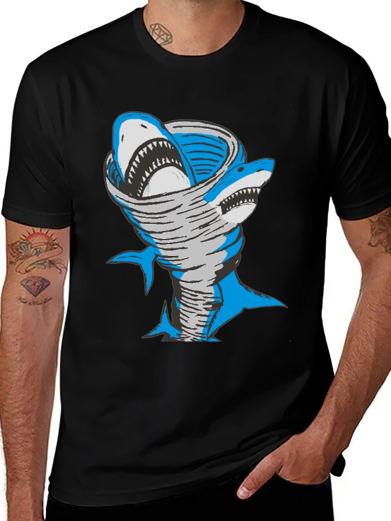 Sharknado Graphic Tee - Unique T-Shirt Design