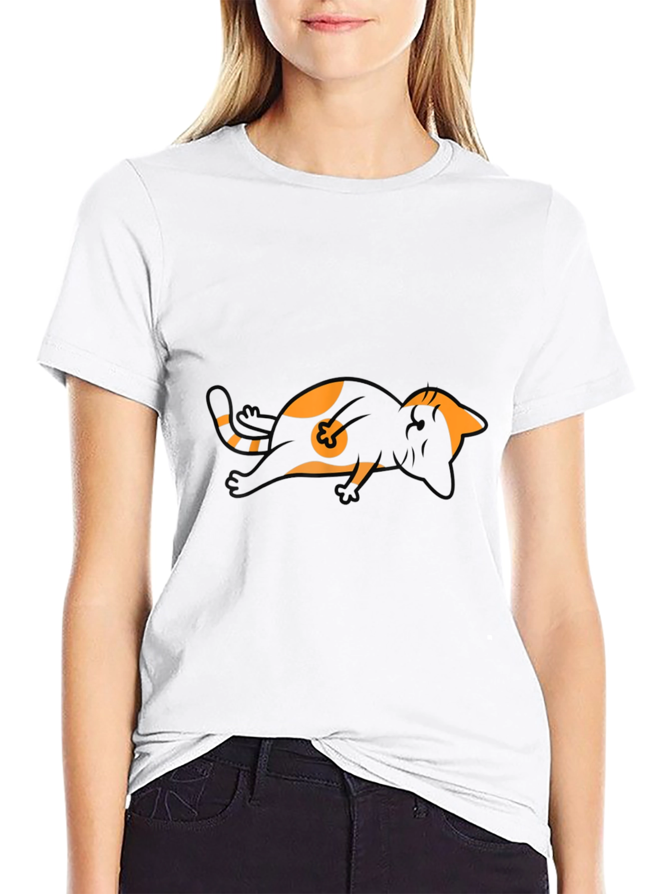Cat Nap T-Shirt - Funny Lazy Feline Tee