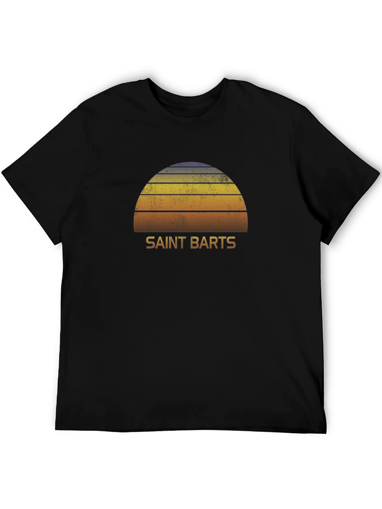 Saint Barts Retro Sunset Graphic Tee