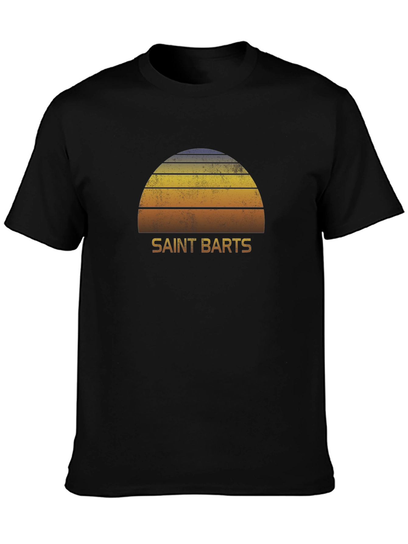 Saint Barts Retro Sunset Graphic Tee