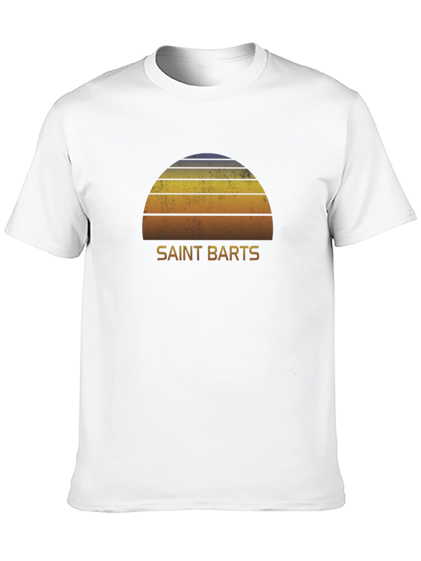 Saint Barts Retro Sunset Graphic Tee