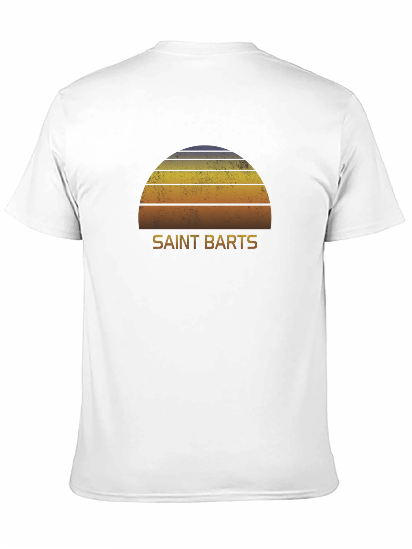 Saint Barts Retro Sunset Graphic Tee