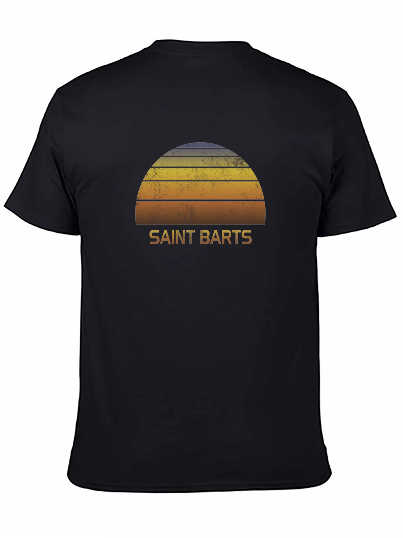 Saint Barts Retro Sunset Graphic Tee