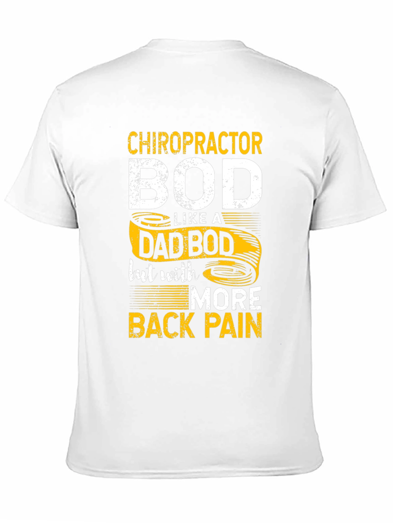 Chiropractor Dad Bod Graphic T-Shirt