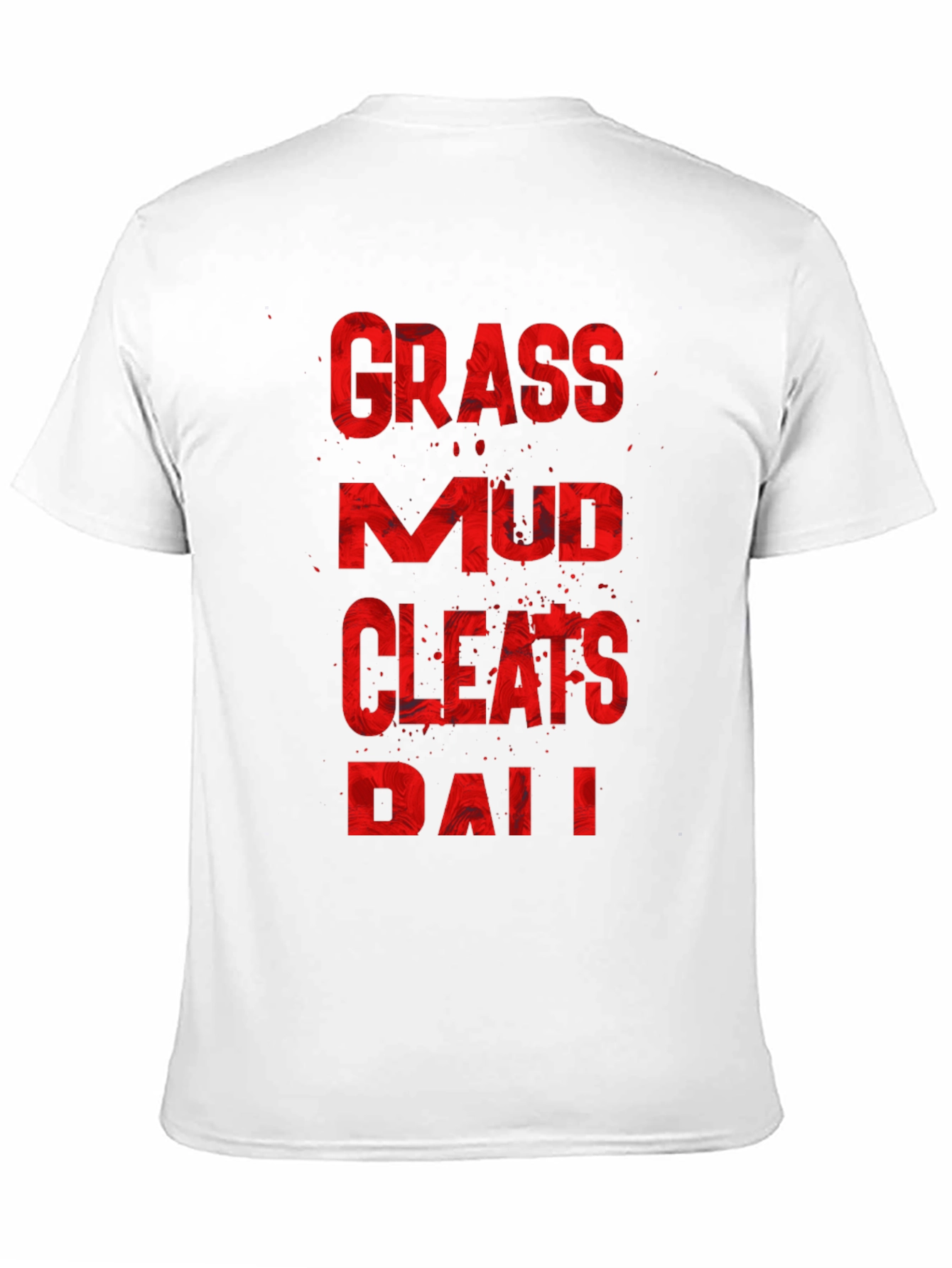Grass Mud Cleats Dad Funny T-Shirt