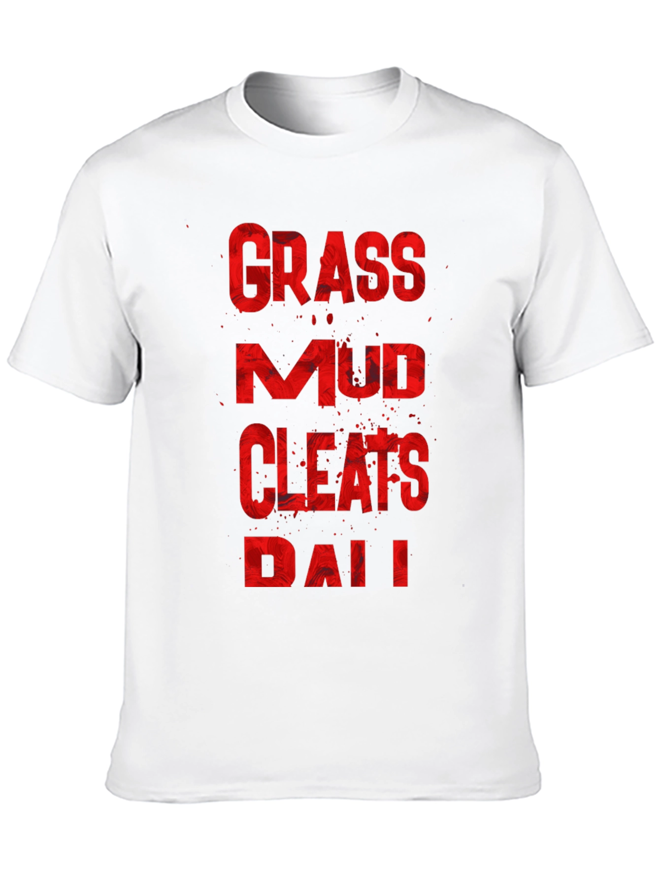 Grass Mud Cleats Dad Funny T-Shirt