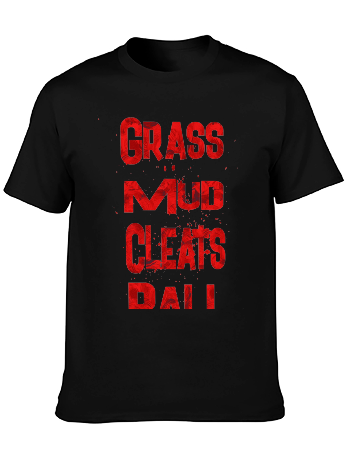 Grass Mud Cleats Dad Funny T-Shirt