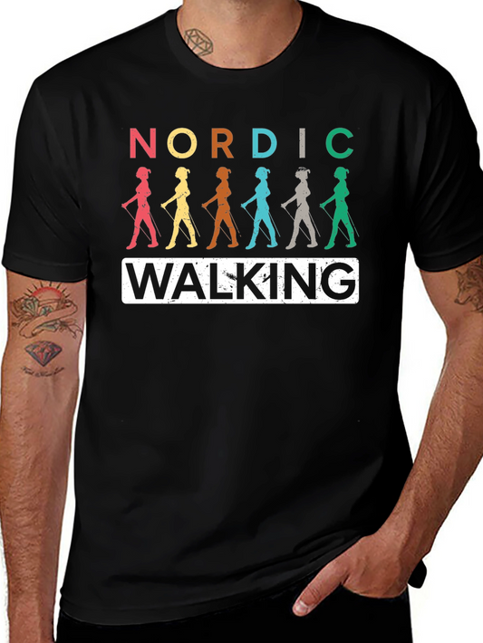 Nordic Walking Graphic T-Shirt