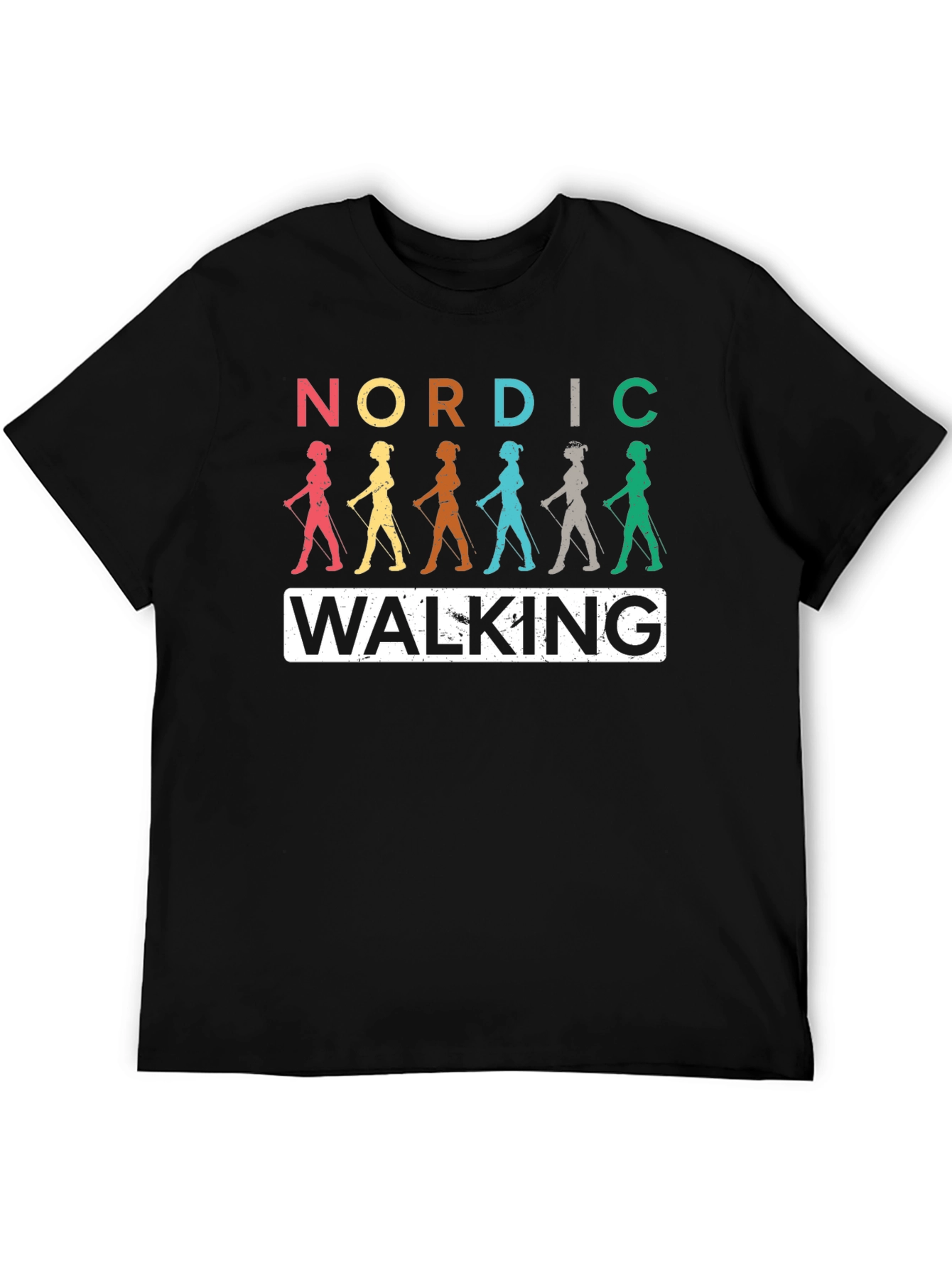 Nordic Walking Graphic T-Shirt