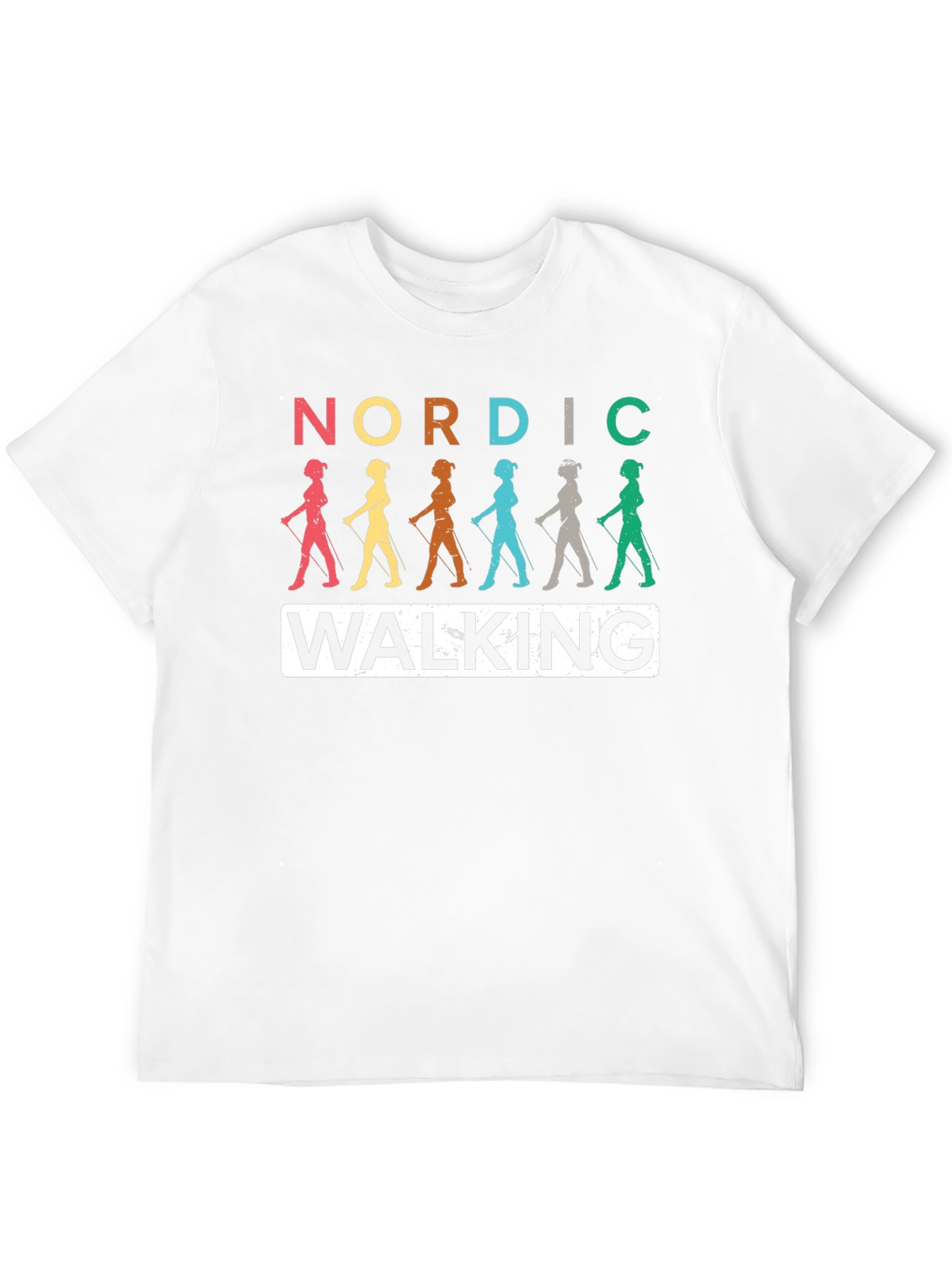 Nordic Walking Graphic T-Shirt