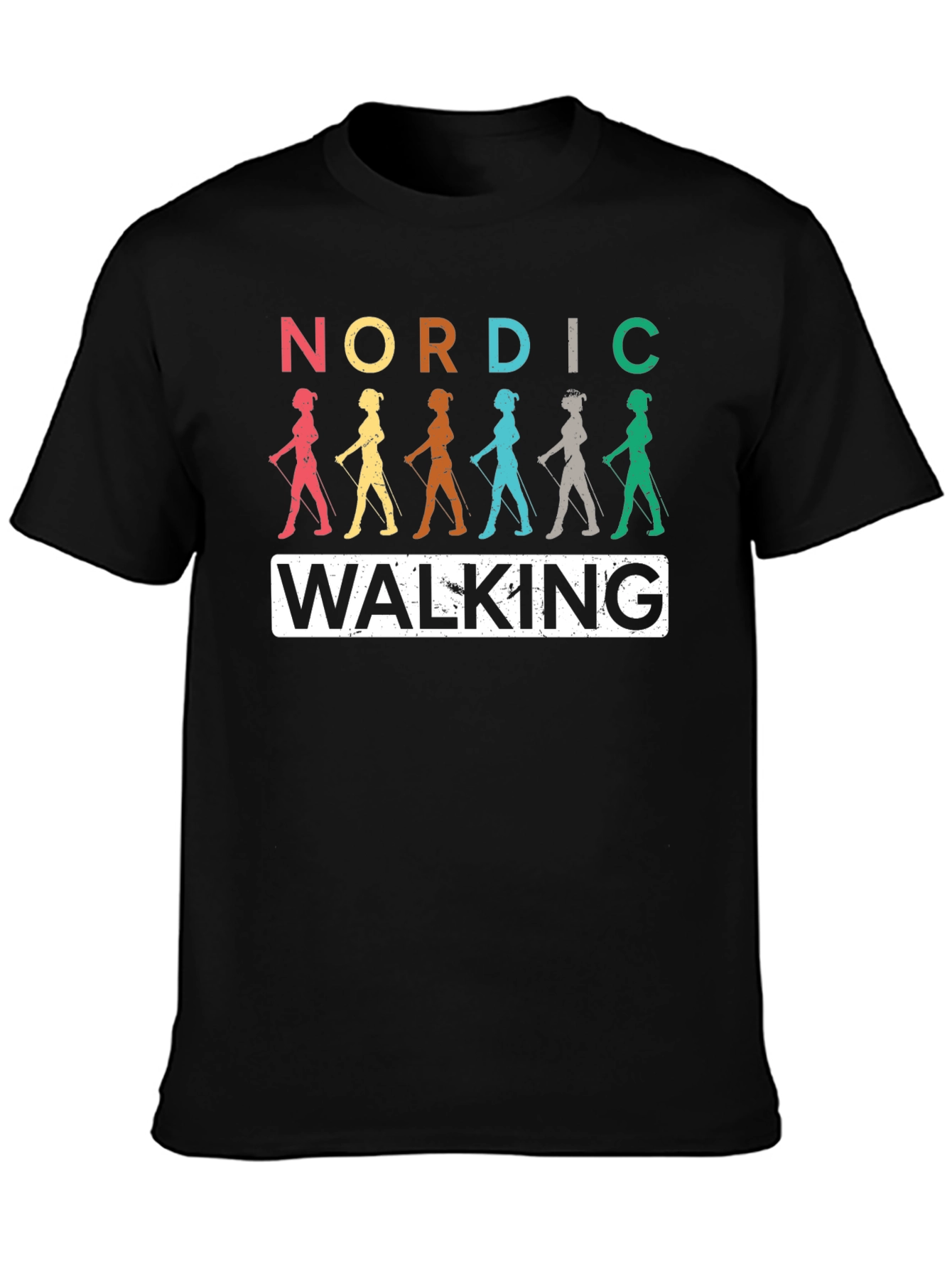 Nordic Walking Graphic T-Shirt