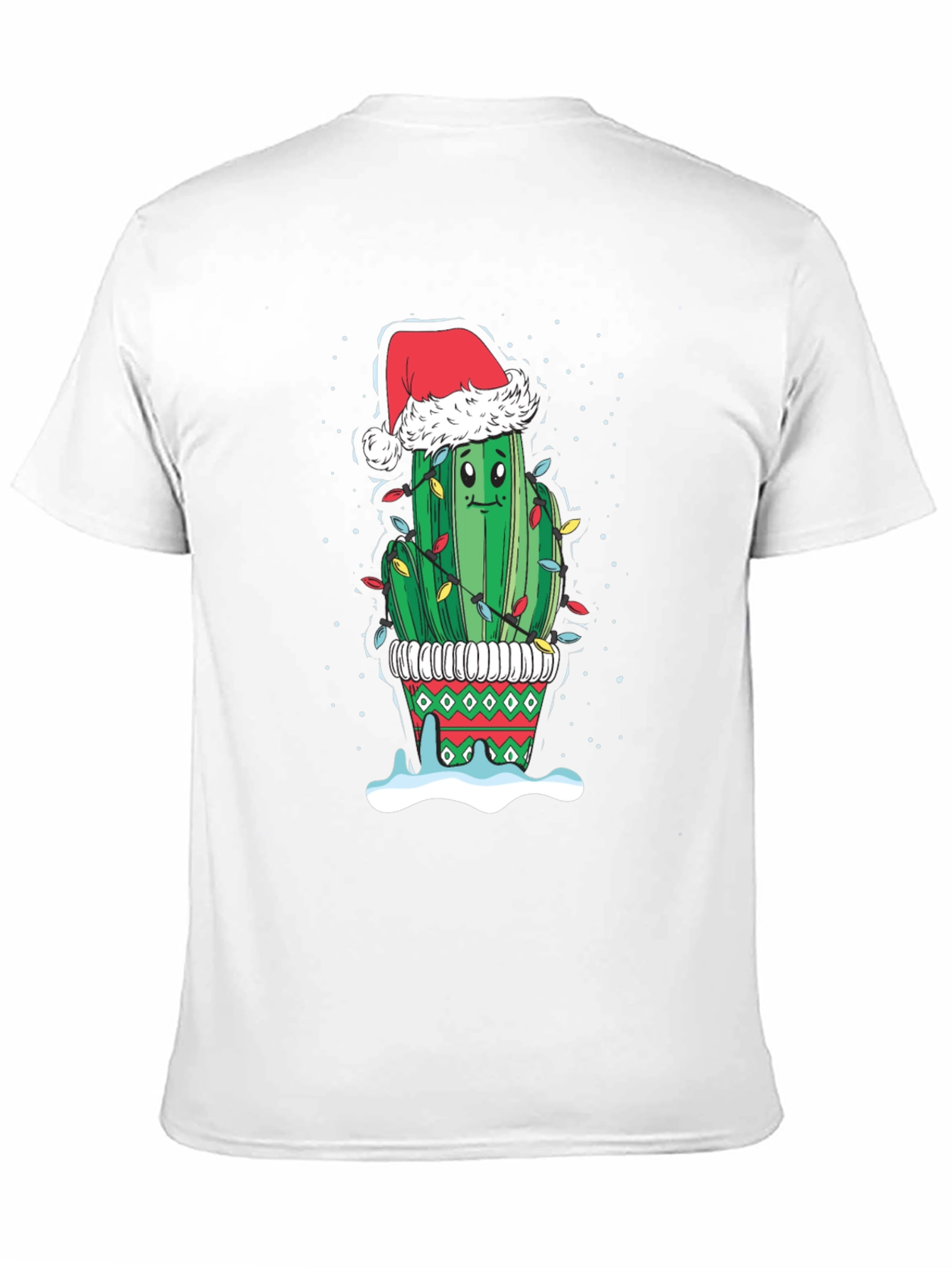 Christmas Cactus T-Shirt Festive Holiday Tee