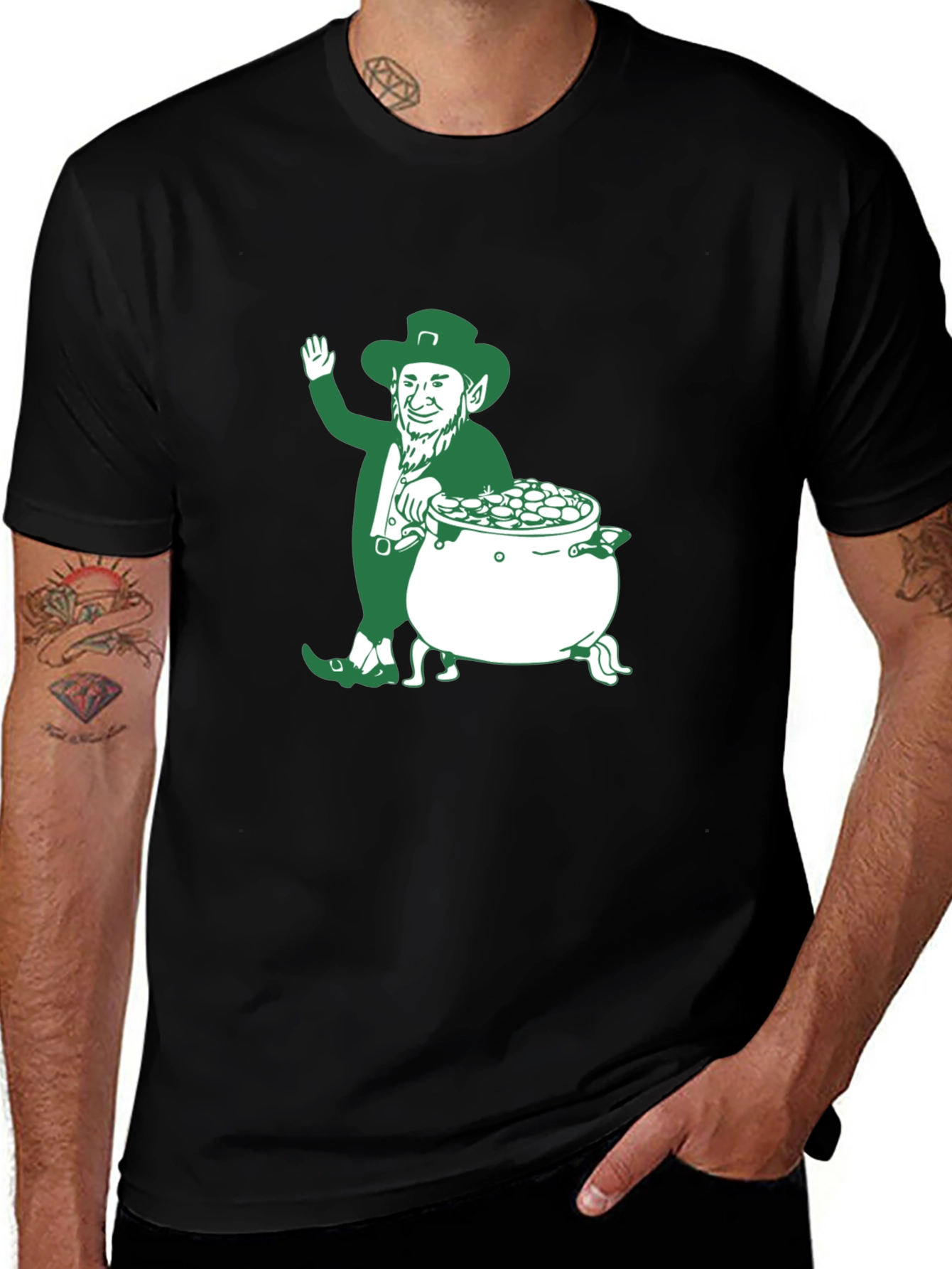 Lucky Leprechaun Graphic T-Shirt