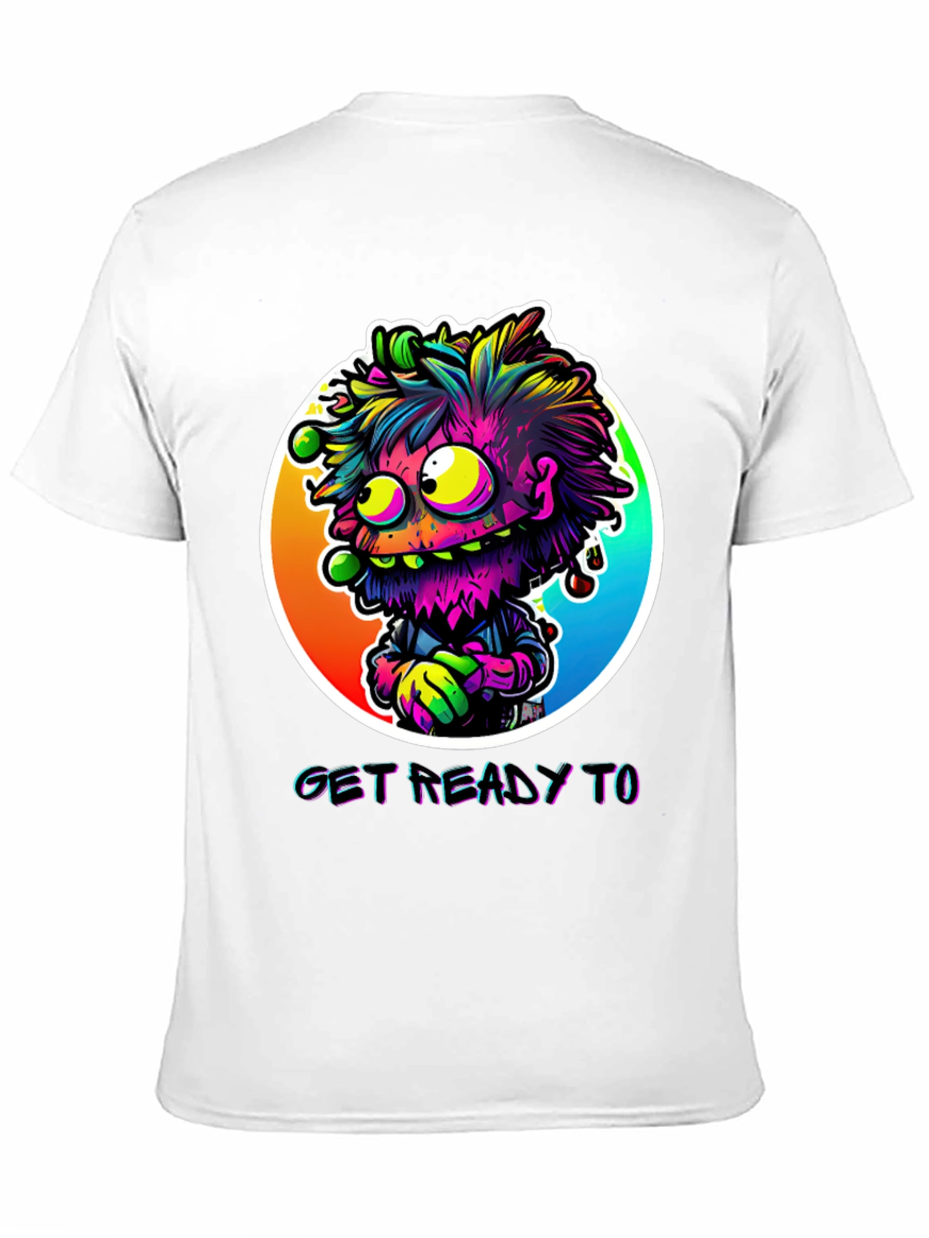Get Ready To Graphic Tee - Funky Monster Design