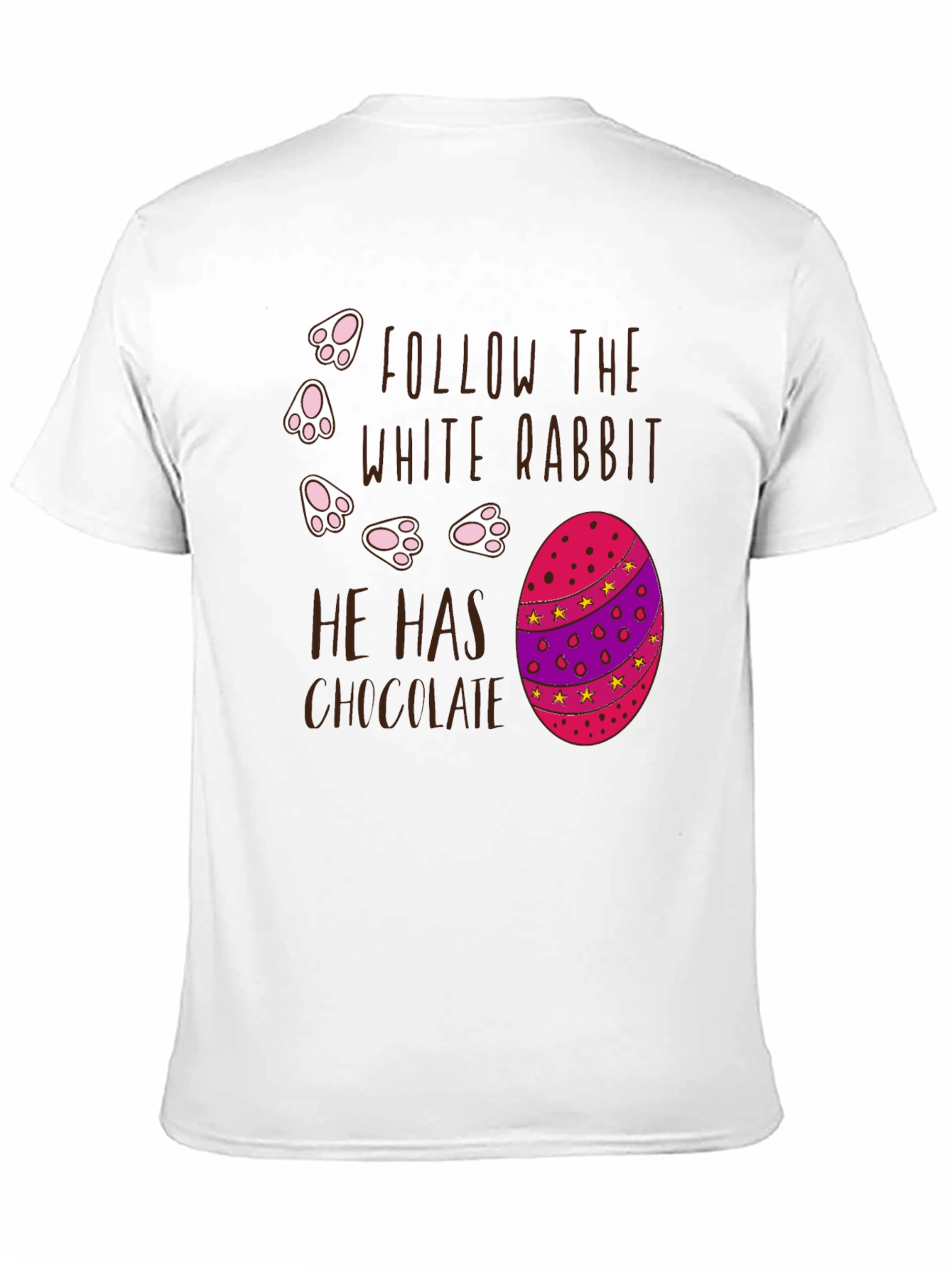 Easter Follow White Rabbit T-Shirt