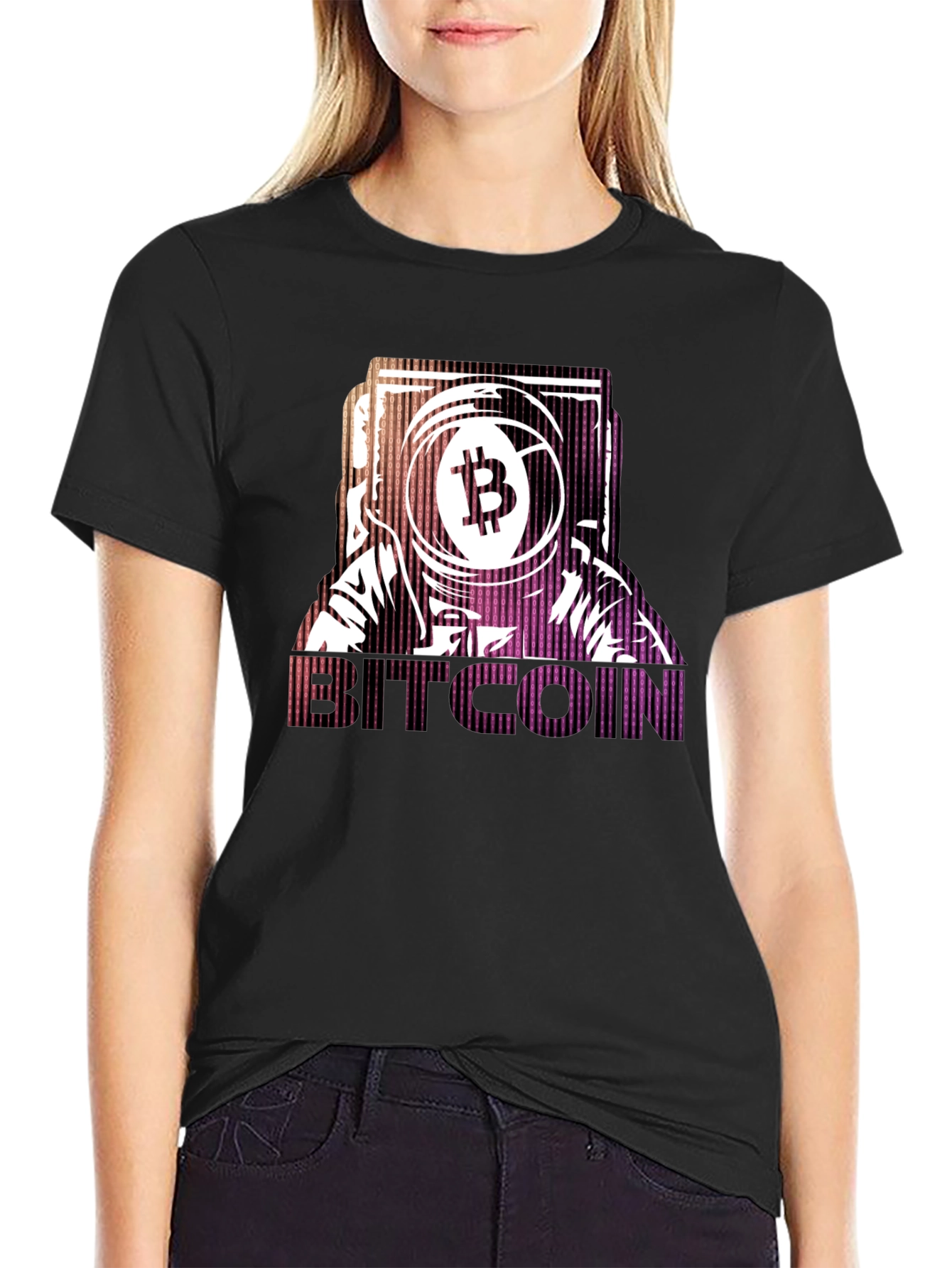 Bitcoin Astronaut Black T-Shirt
