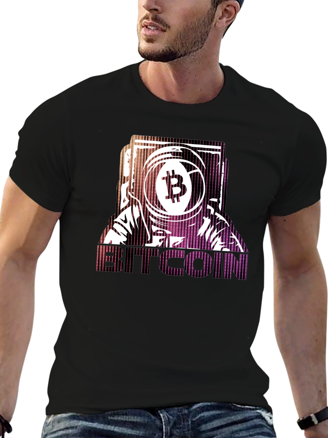 Bitcoin Astronaut Black T-Shirt