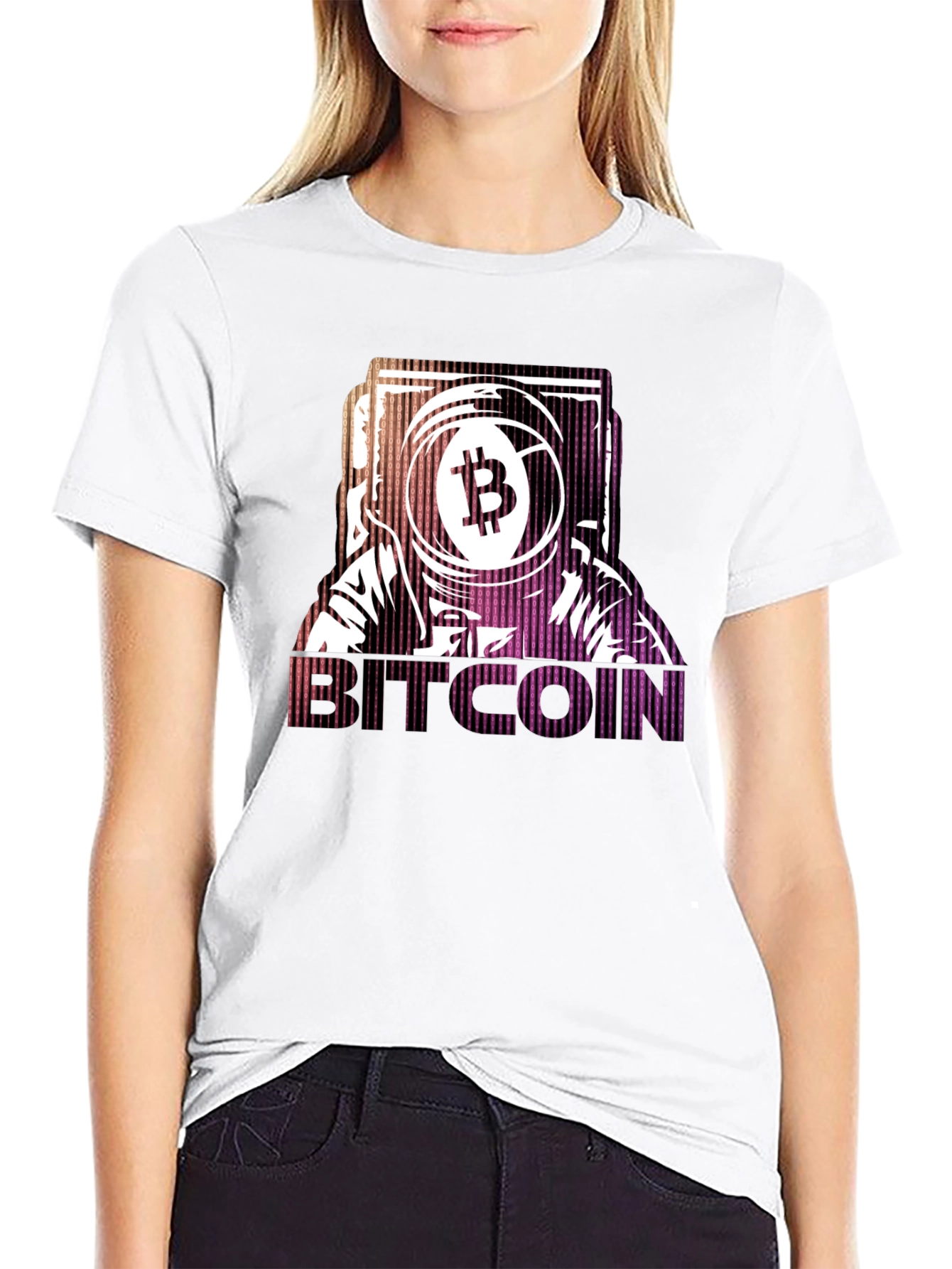 Bitcoin Astronaut Black T-Shirt