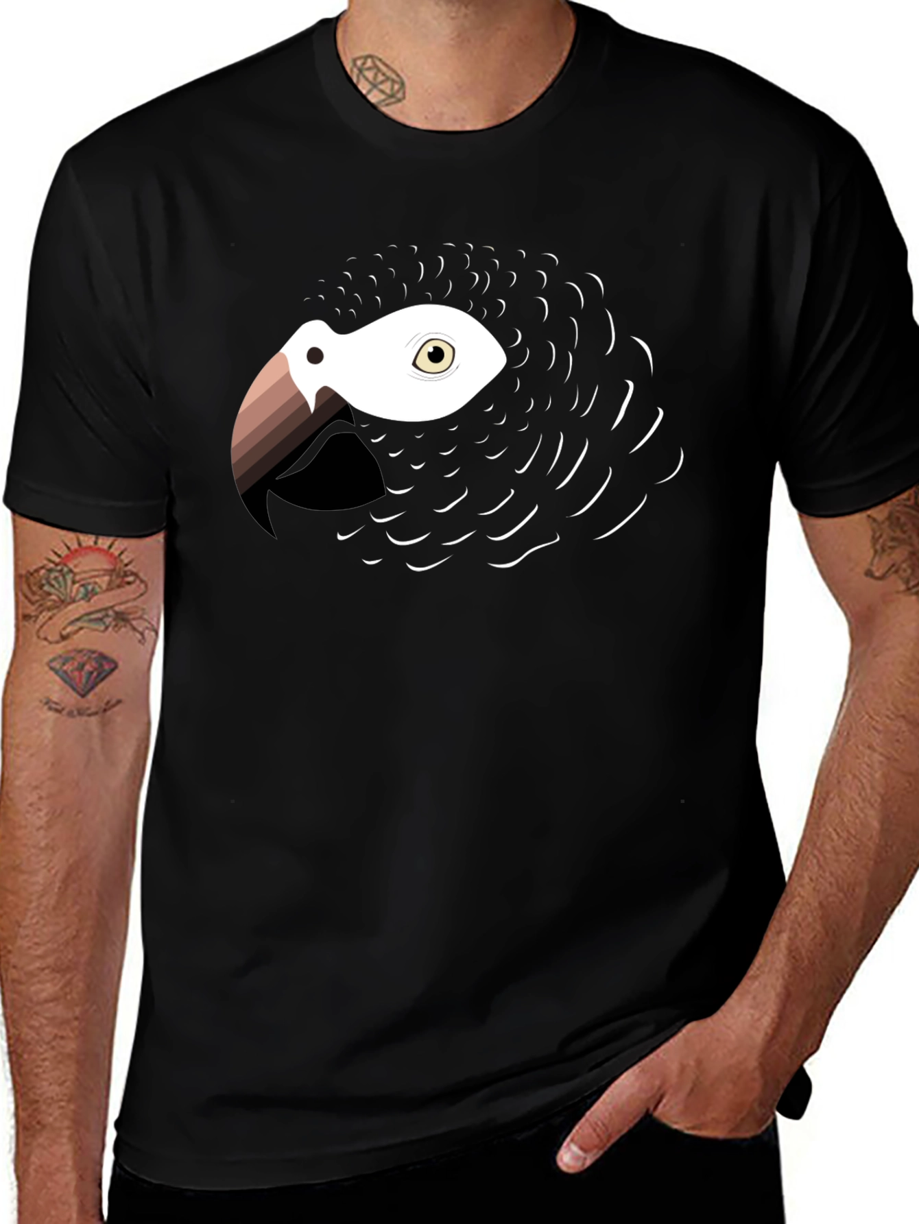 Parrot Graphic Tee - Stylish Bird Lovers T-Shirt