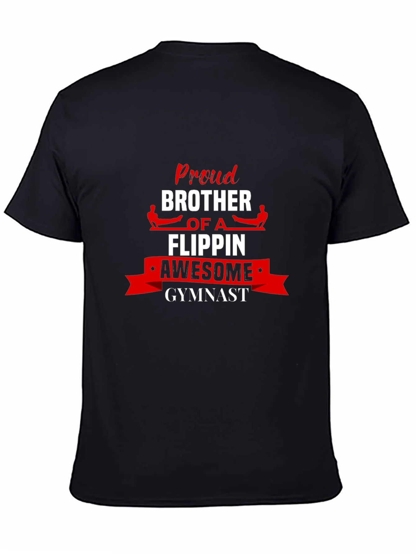 Proud Gymnast Brother Graphic Tee