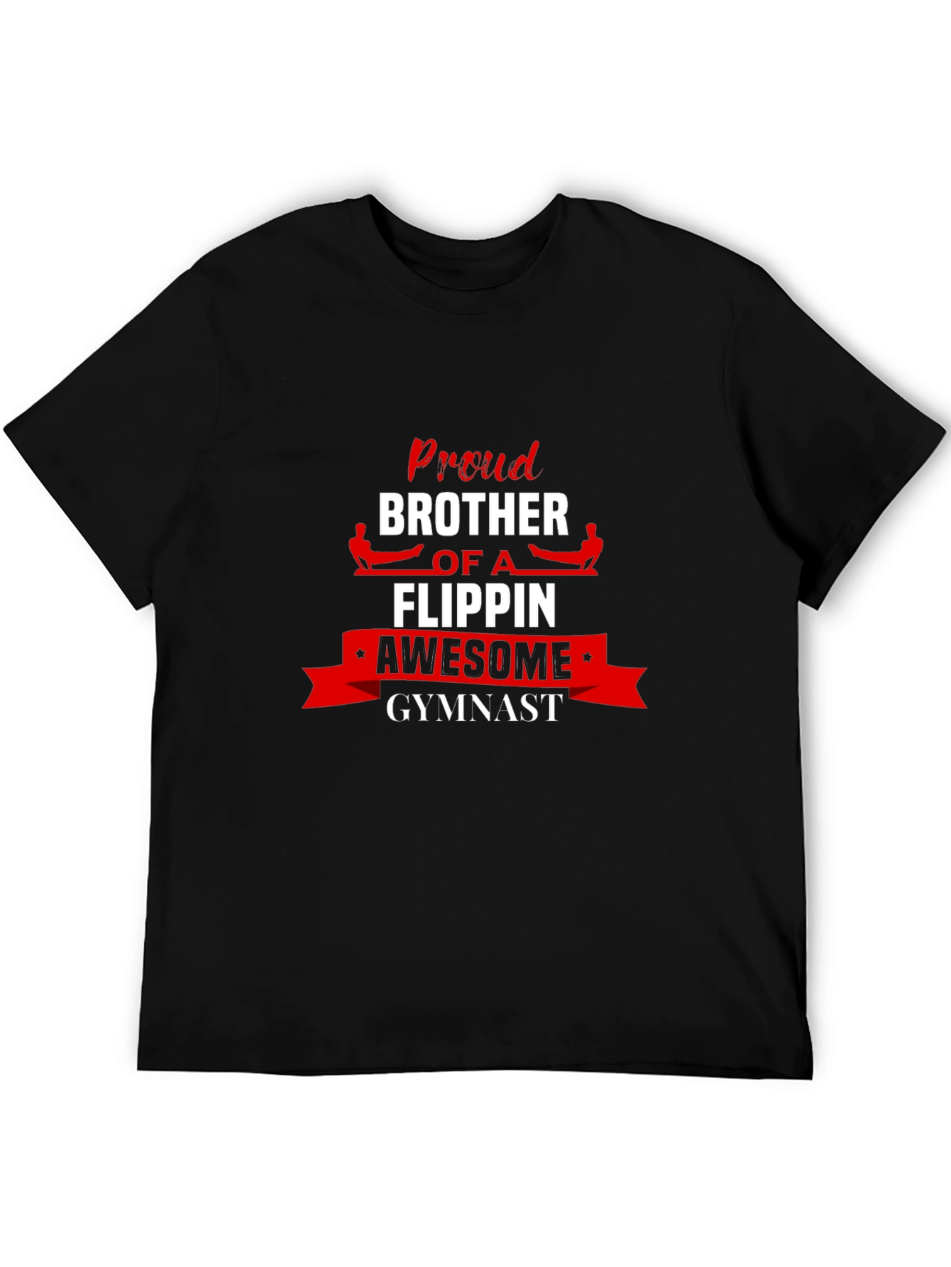 Proud Gymnast Brother Graphic Tee