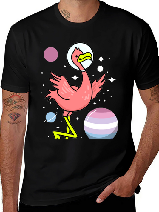 Cosmic Flamingo Graphic Tee