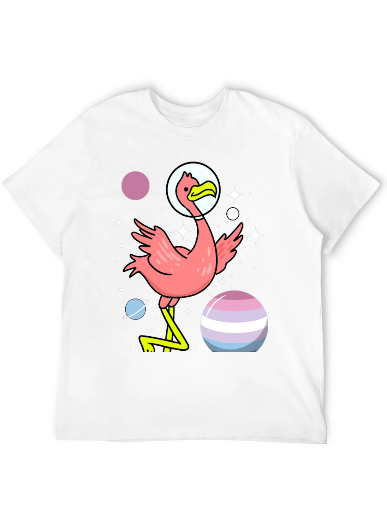 Cosmic Flamingo Graphic Tee