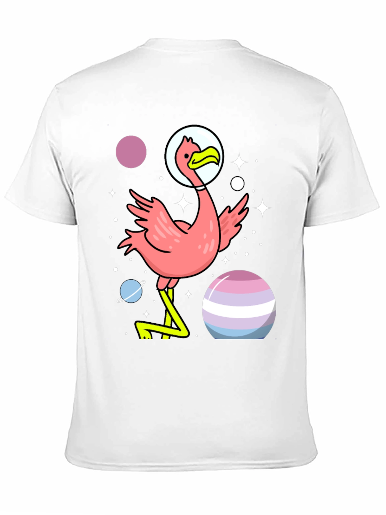 Cosmic Flamingo Graphic Tee