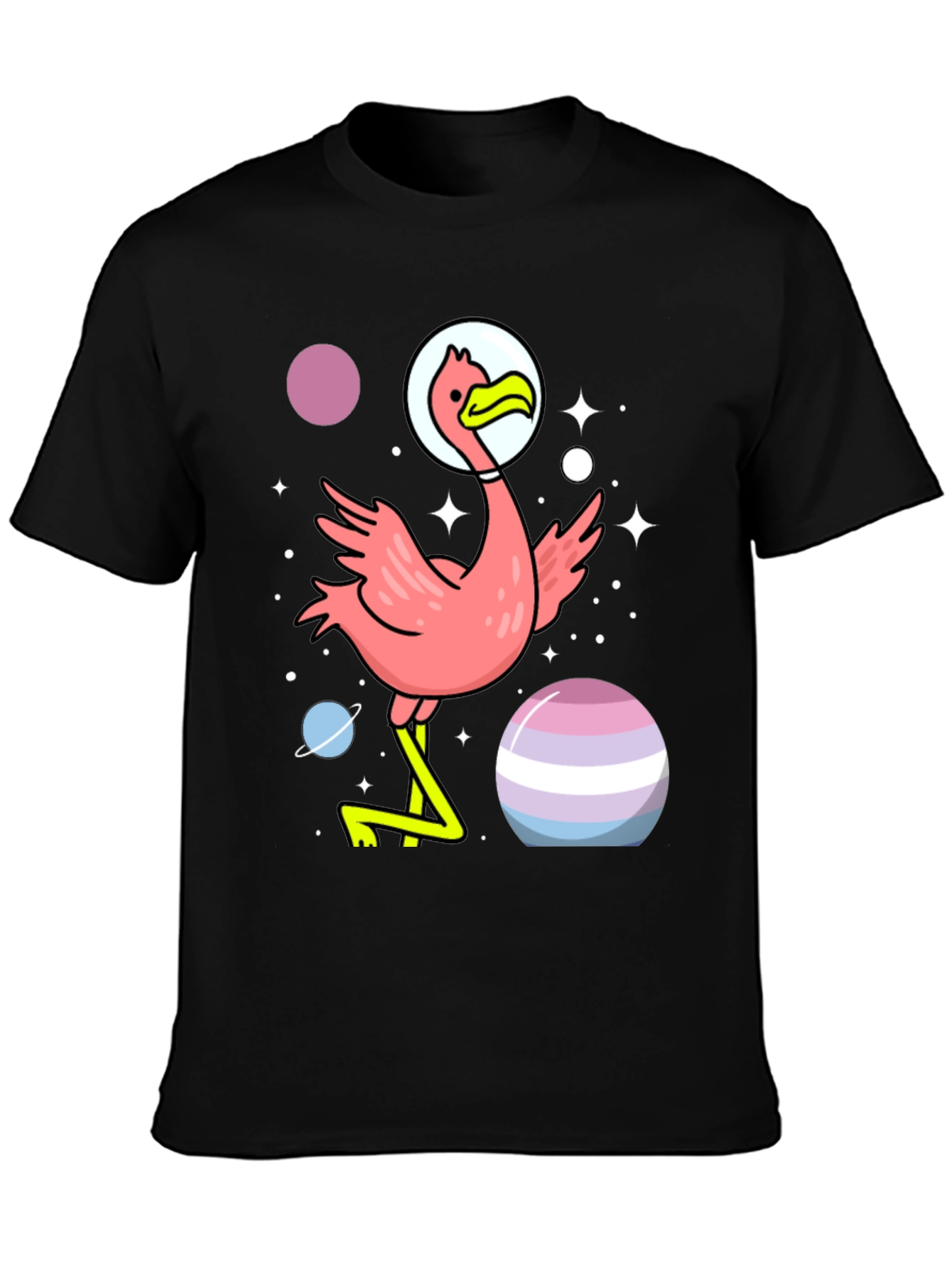 Cosmic Flamingo Graphic Tee