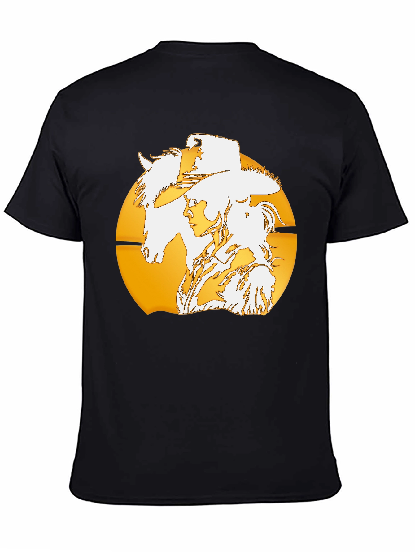 Cowboy Sunset Graphic Tee - Western Style