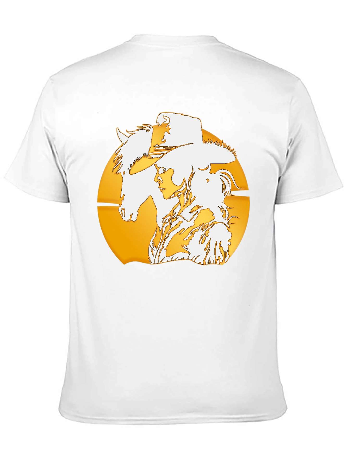 Cowboy Sunset Graphic Tee - Western Style