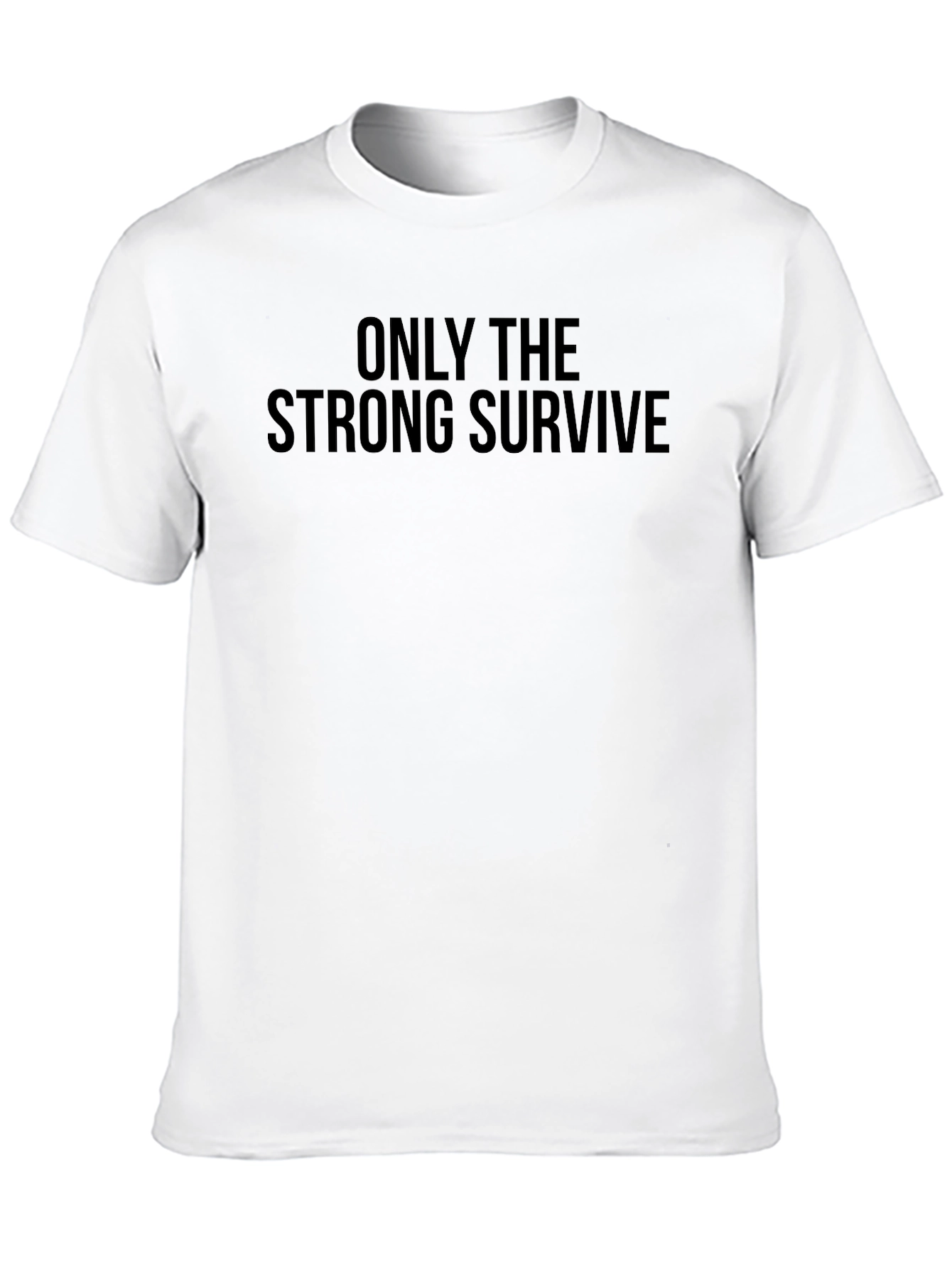 Only The Strong Survive Graphic Tee - Black