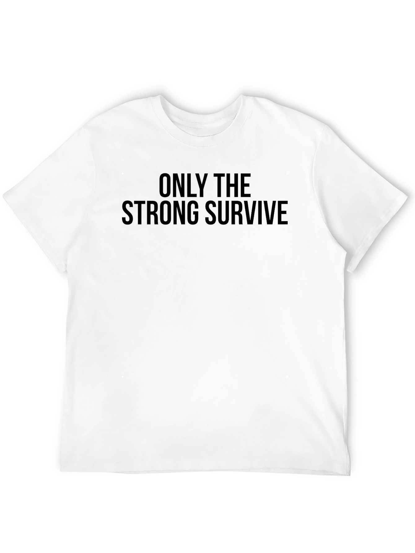 Only The Strong Survive Graphic Tee - Black