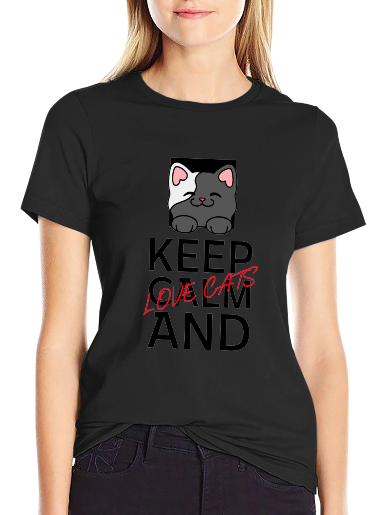 Keep Calm Love Cats T-Shirt