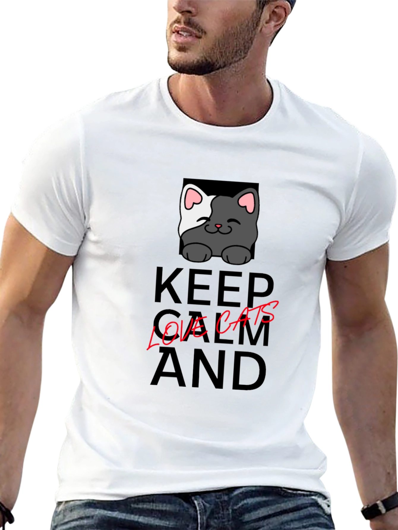 Keep Calm Love Cats T-Shirt