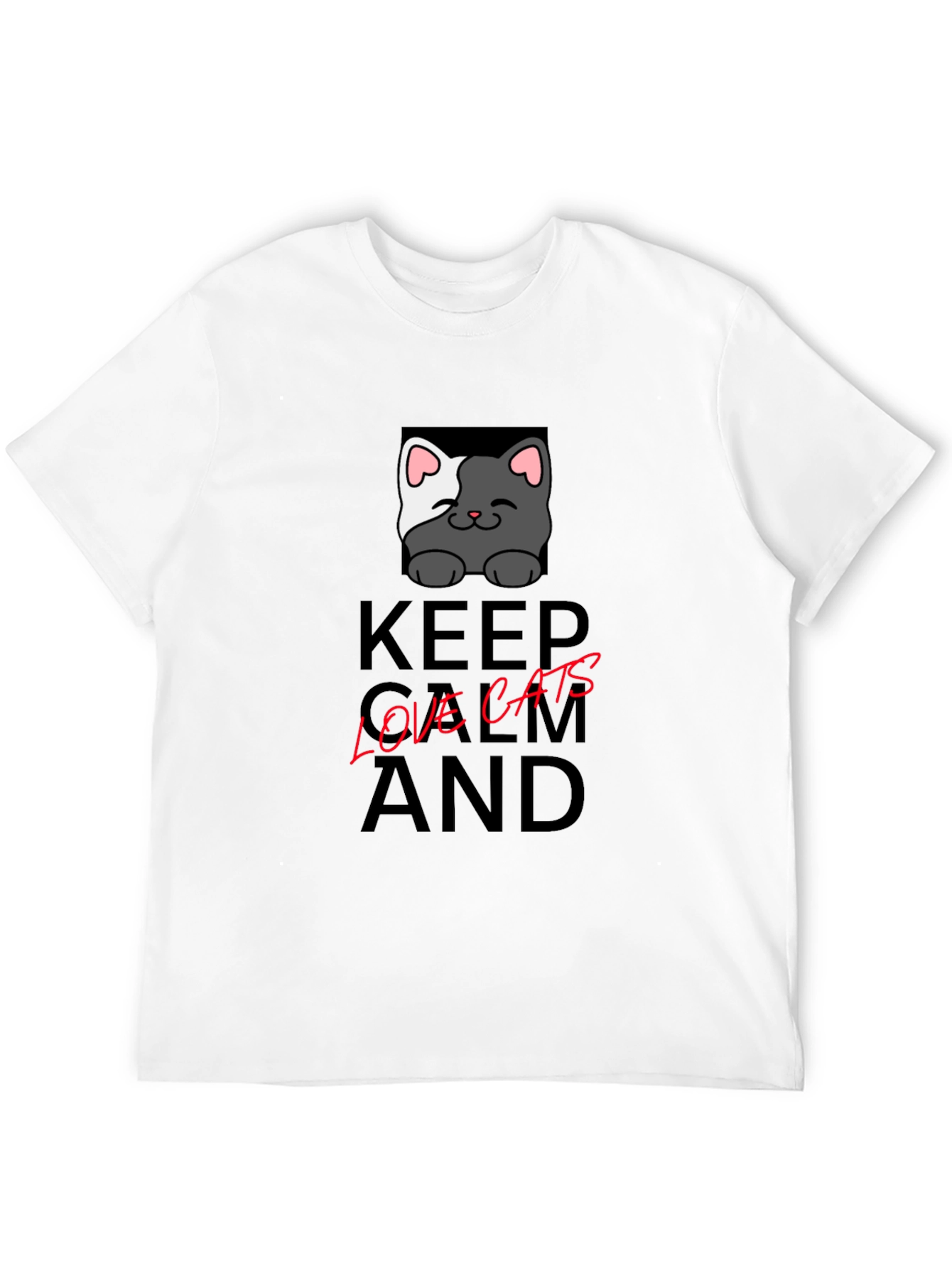 Keep Calm Love Cats T-Shirt