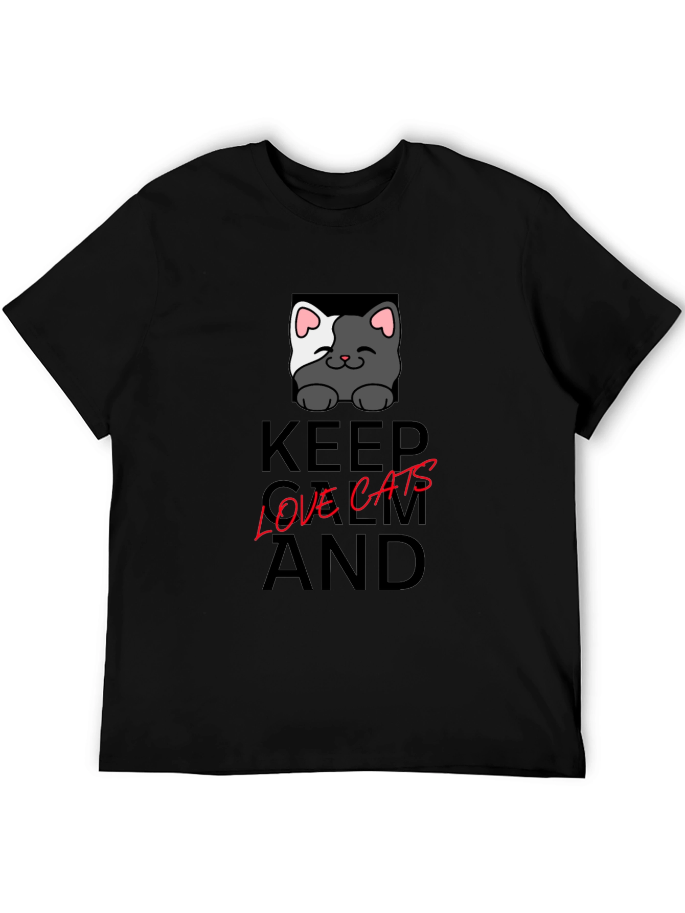 Keep Calm Love Cats T-Shirt