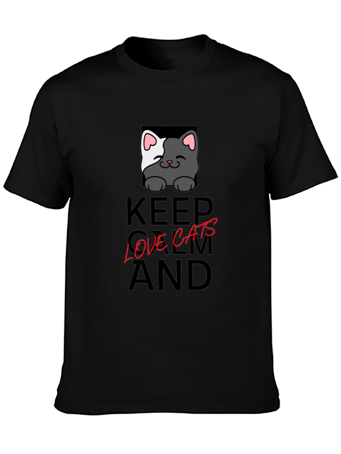 Keep Calm Love Cats T-Shirt