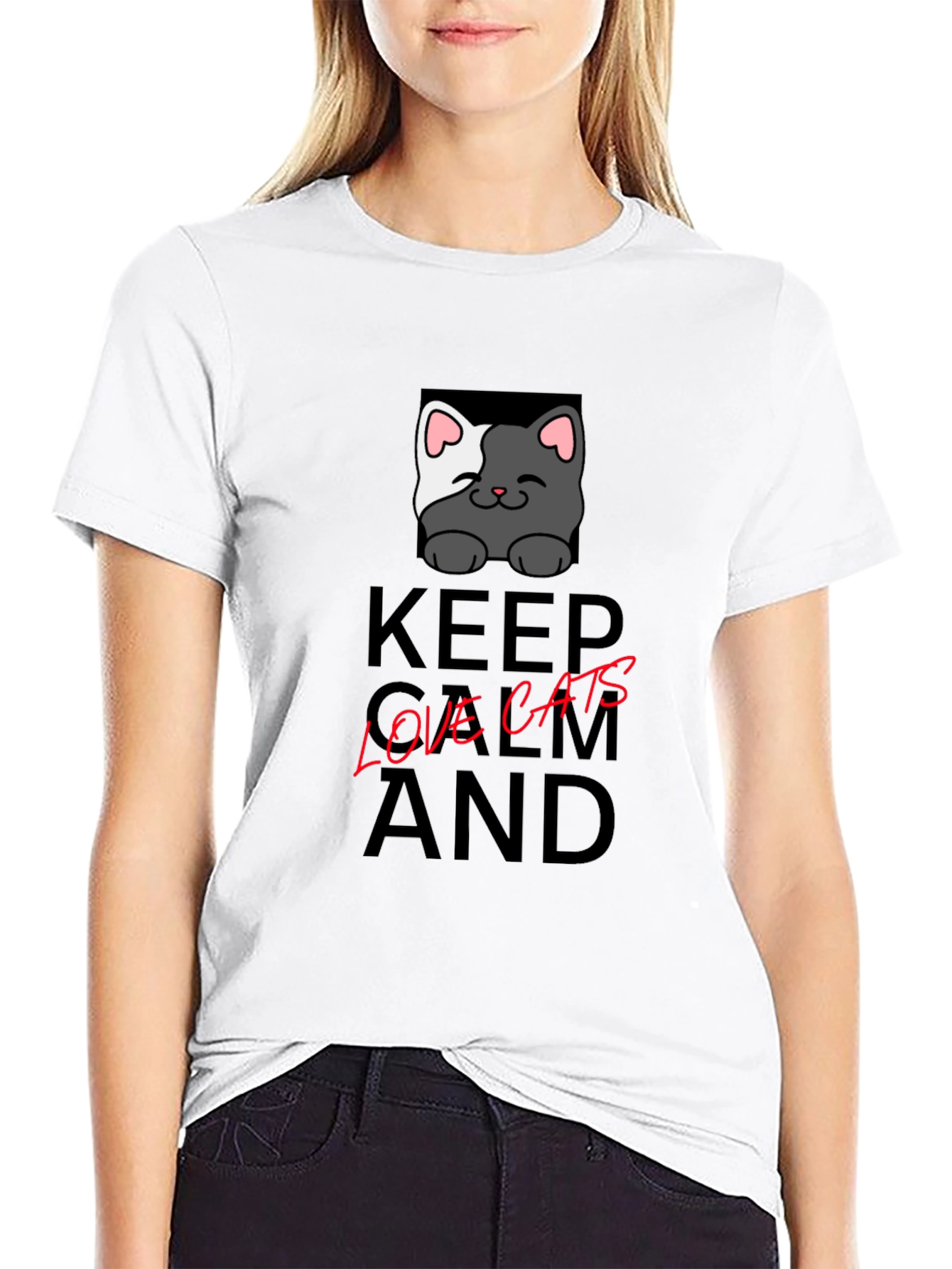 Keep Calm Love Cats T-Shirt
