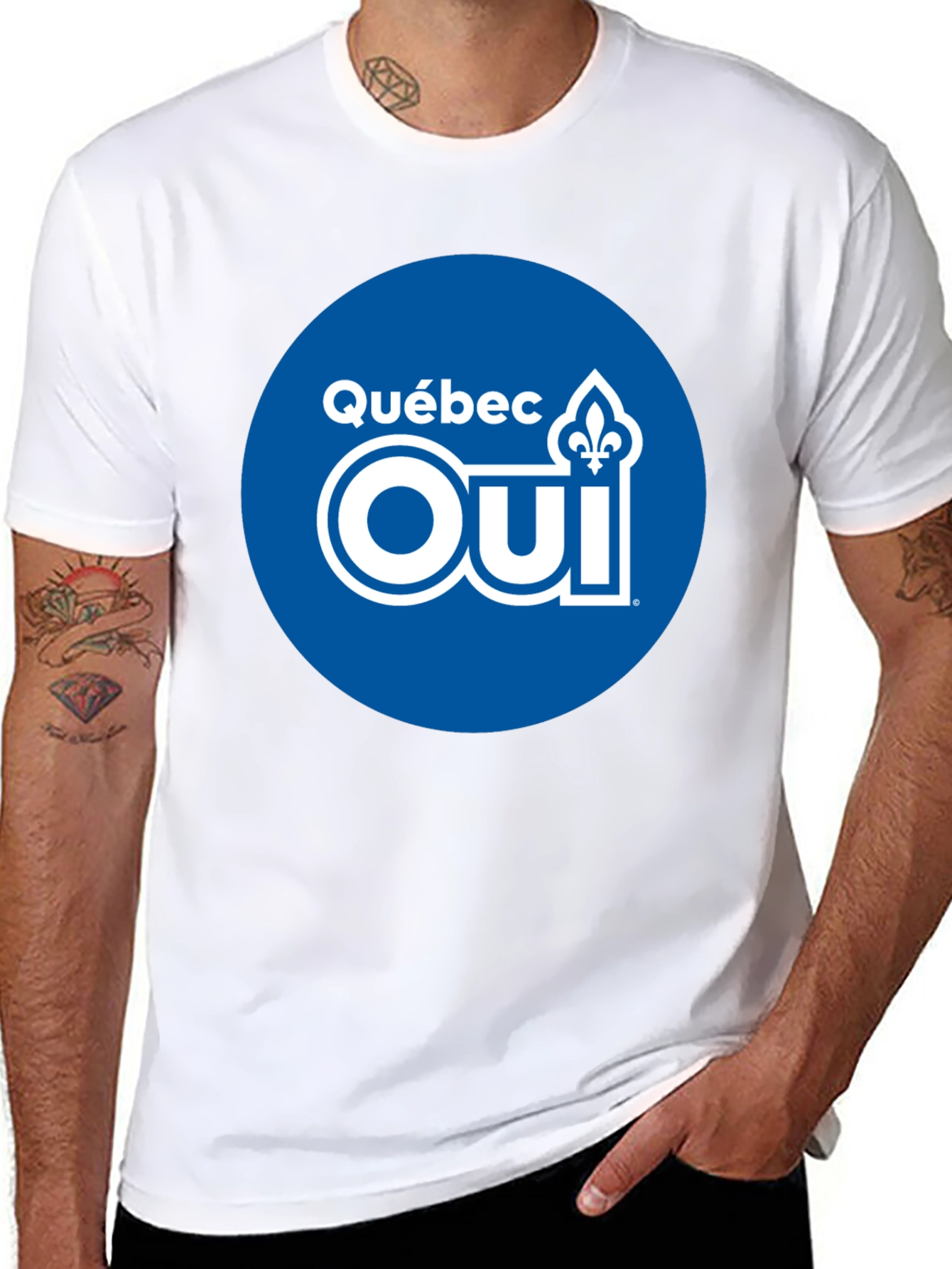 Québec Oui T-Shirt - Black