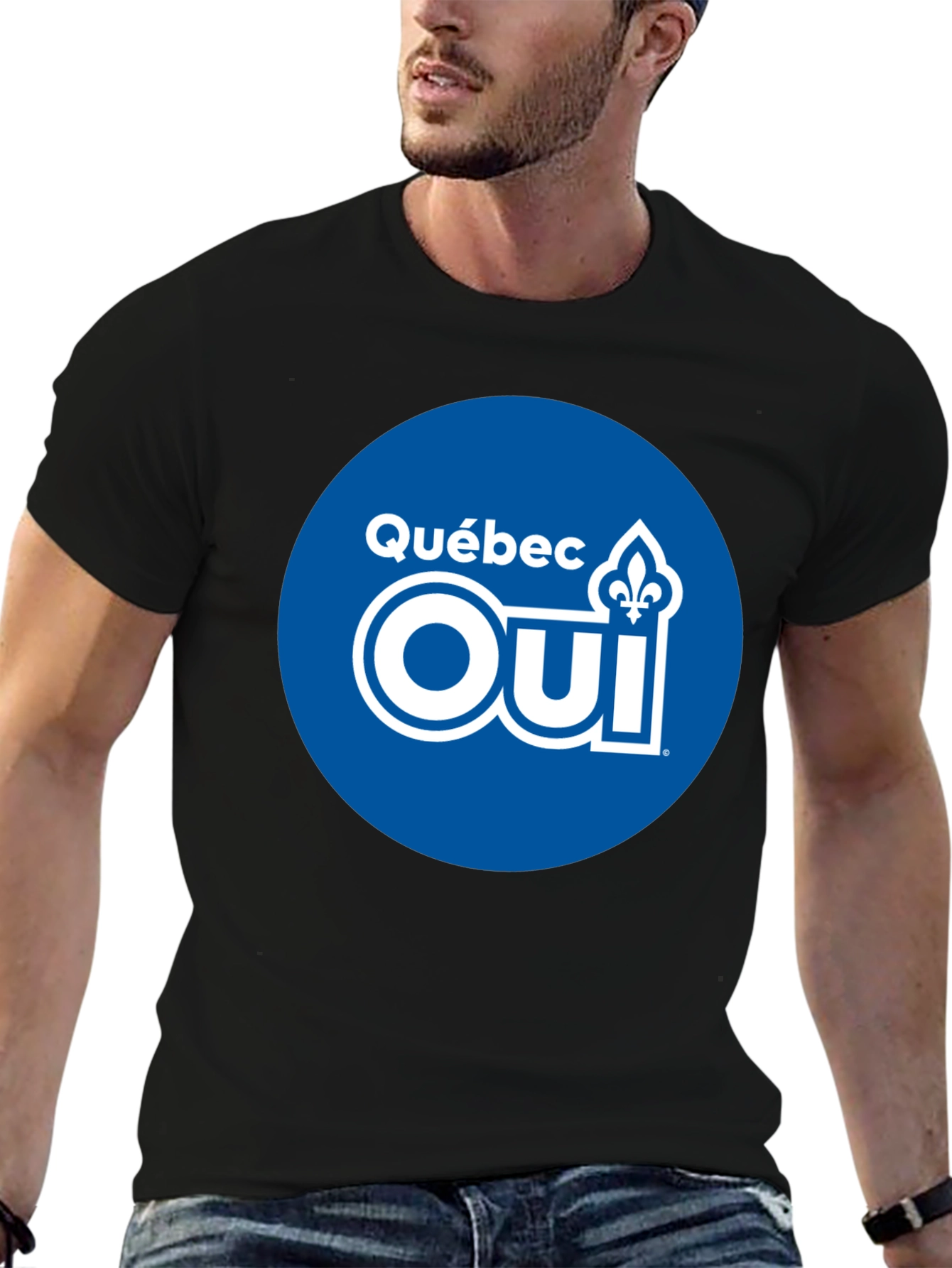 Québec Oui T-Shirt - Black