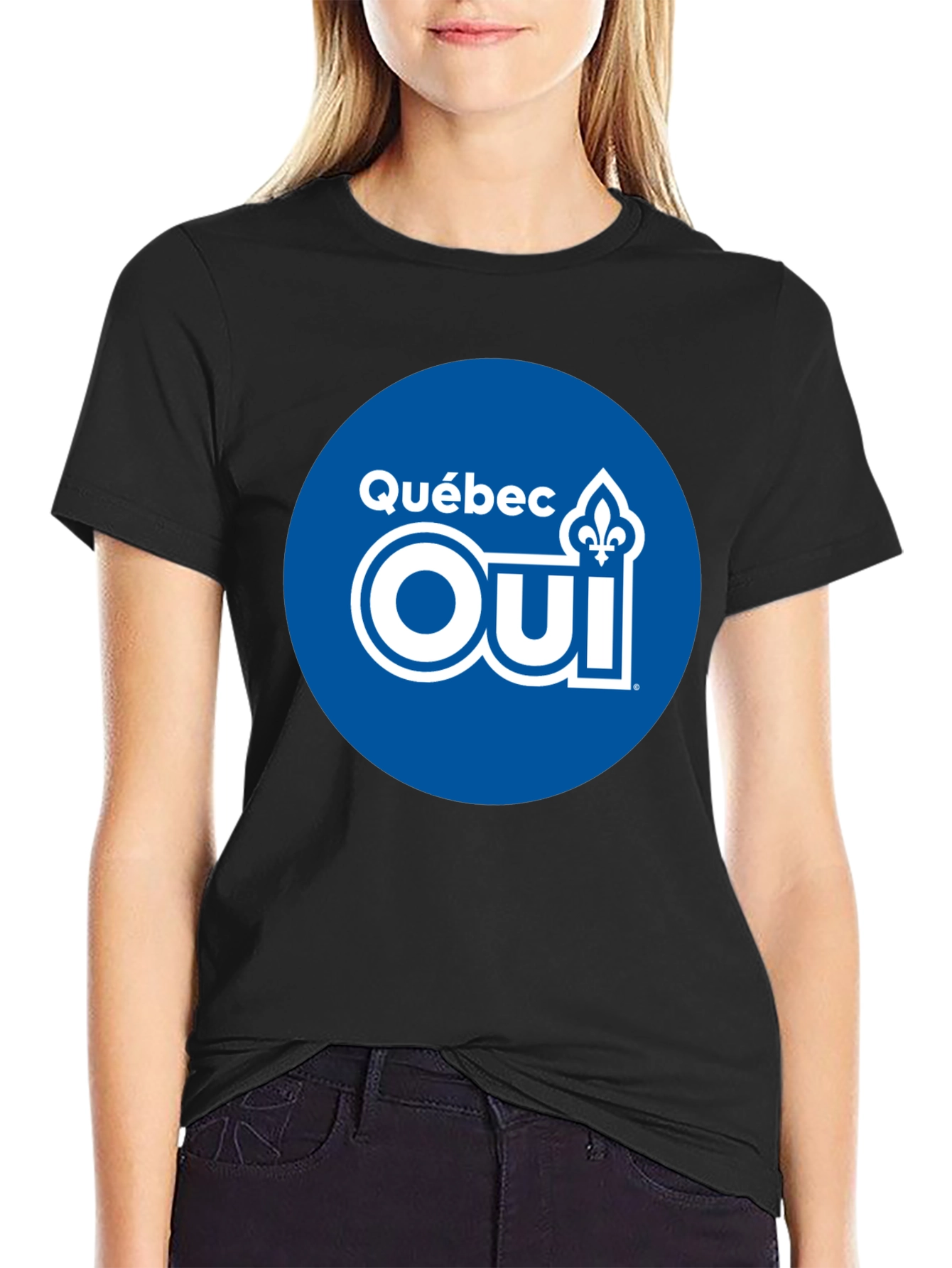 Québec Oui T-Shirt - Black