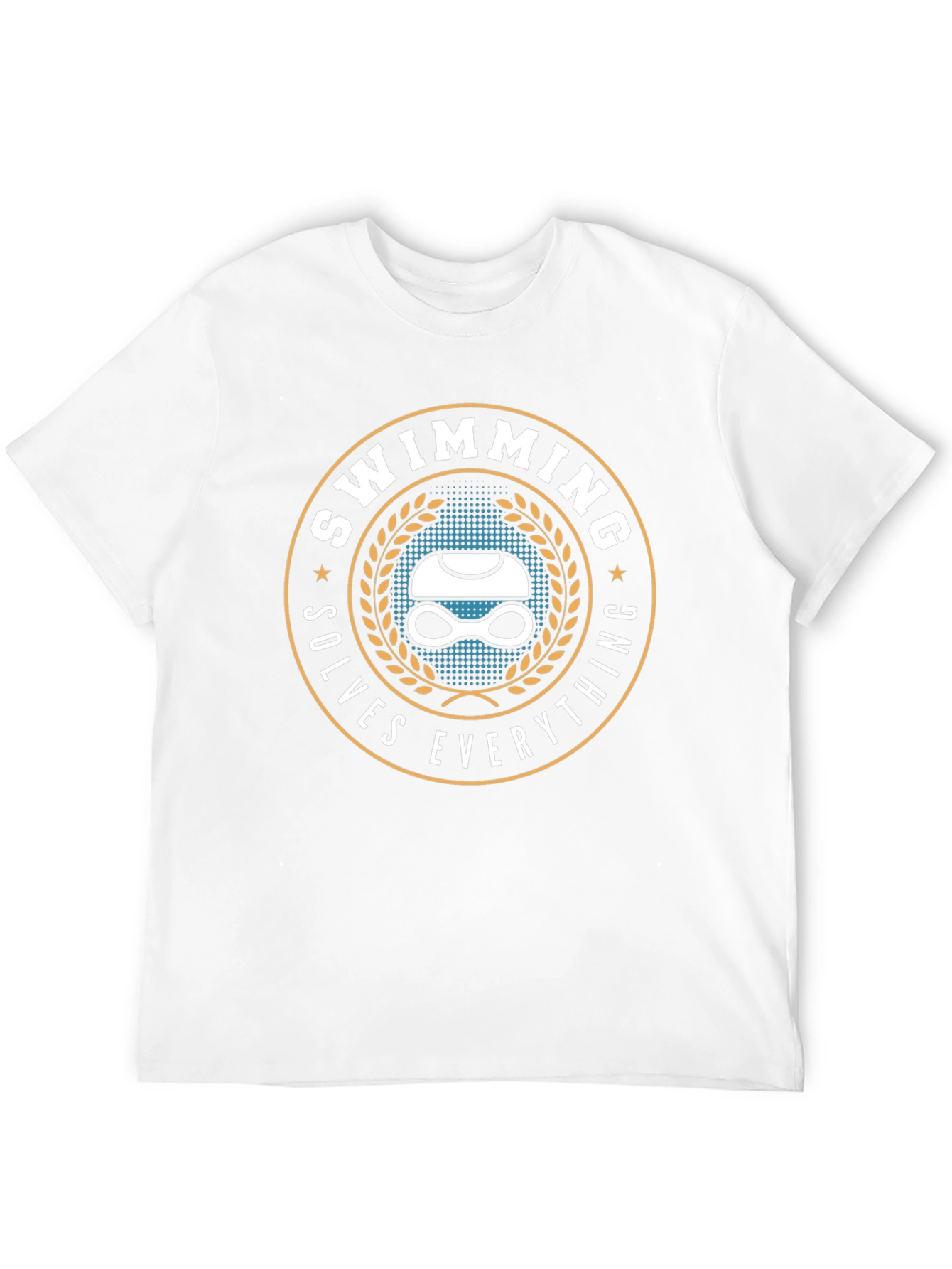 Swimming Solves Everything Graphic Tee