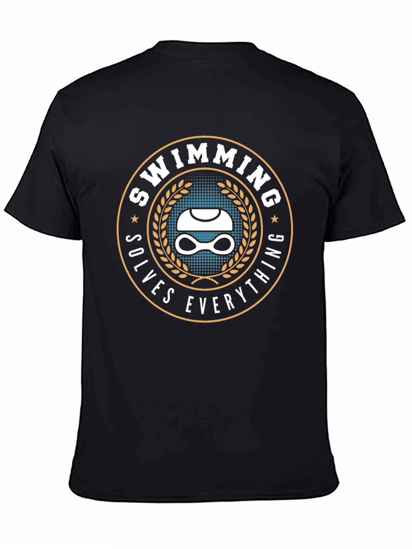 Swimming Solves Everything Graphic Tee