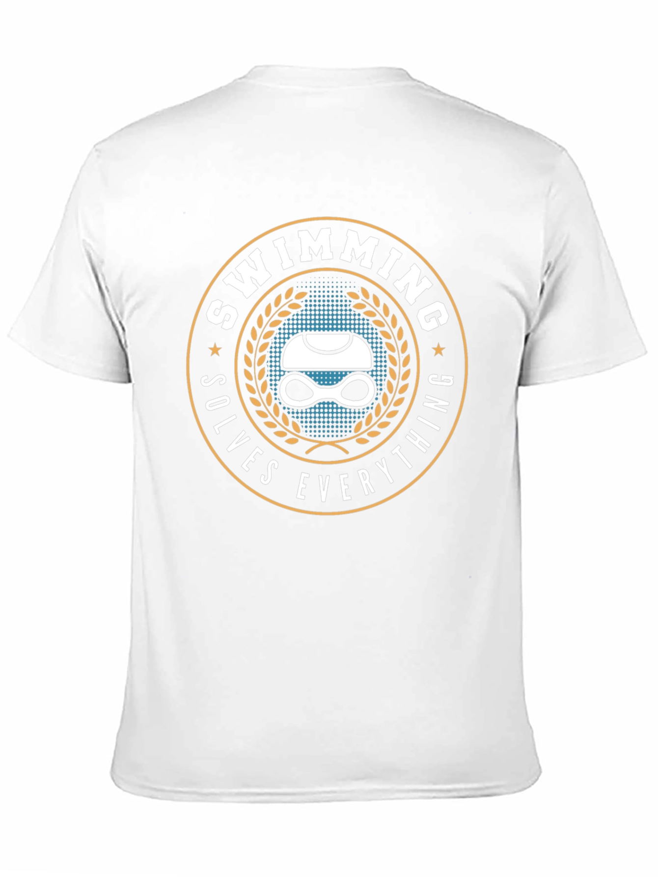 Swimming Solves Everything Graphic Tee