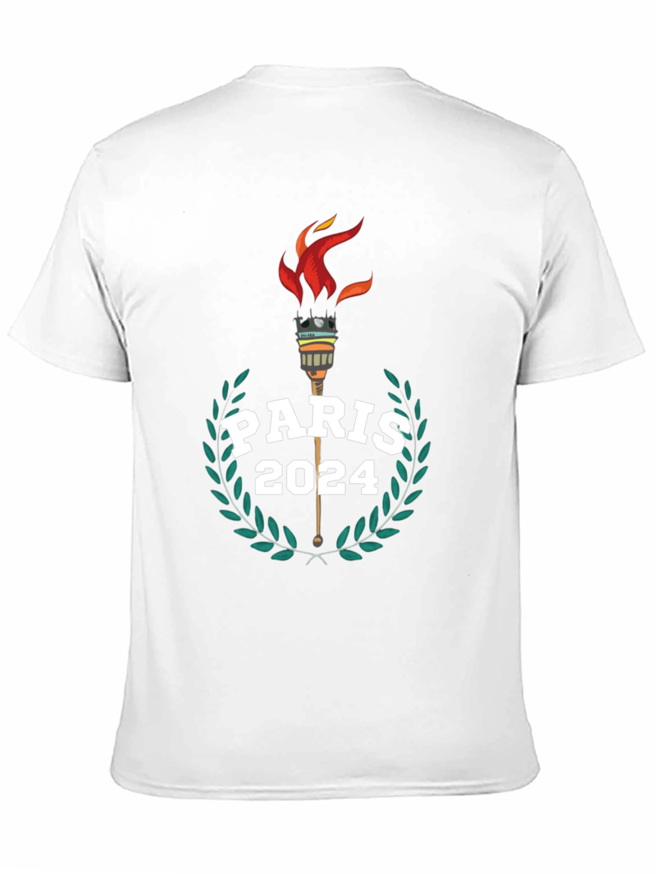 Paris 2024 Olympic Torch Graphic Tee
