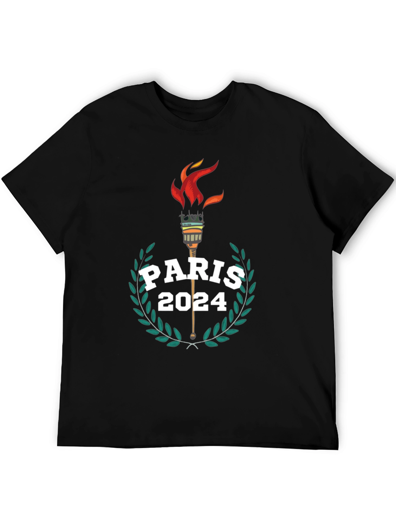 Paris 2024 Olympic Torch Graphic Tee