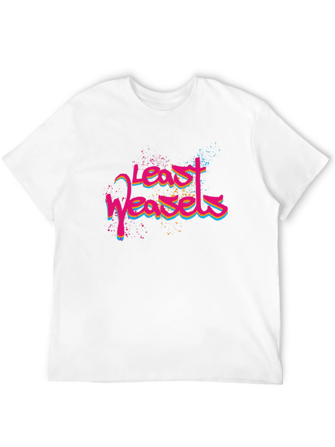 Least Weasels T-Shirt - Mens Black Graphic Tee