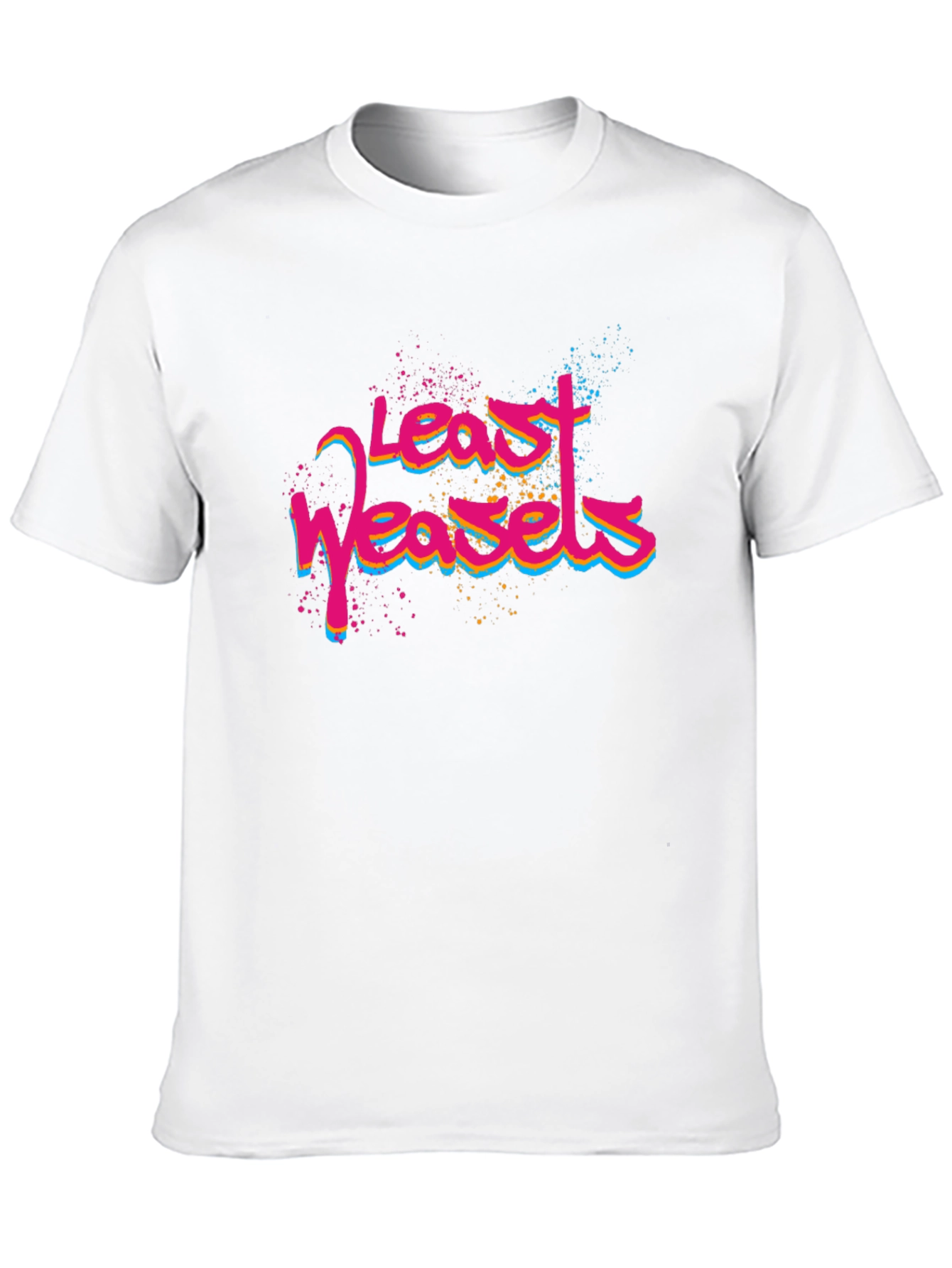 Least Weasels T-Shirt - Mens Black Graphic Tee